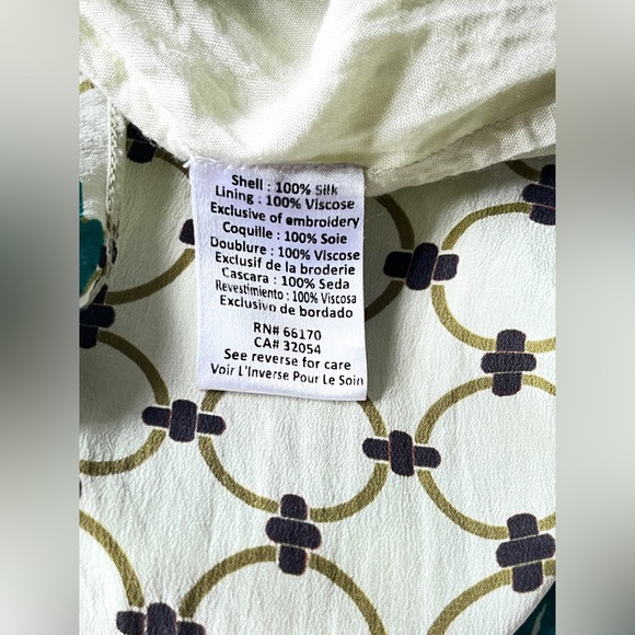 Hemant & Nandita Silk Embroidered Canaria Maxi Dress - Picture 7 of 13